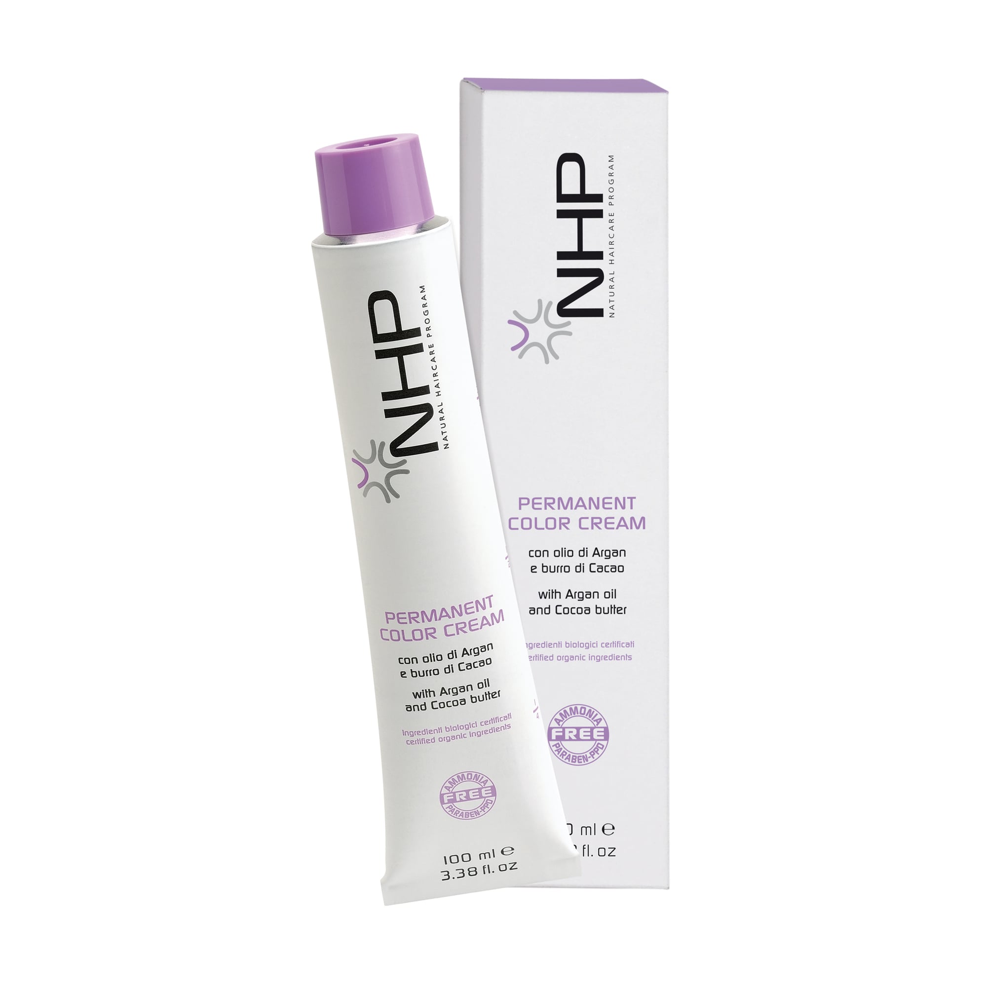 Безаміачна крем-фарба для волосся NHP Permanent Color Cream, 900 Дуже світлий натуральний блондин, 100 мл